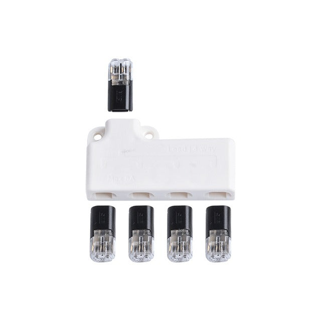 Quick kabel splitter - 1 naar 4 - 12V Quick kabel splitter - 1 naar 4 - 12V